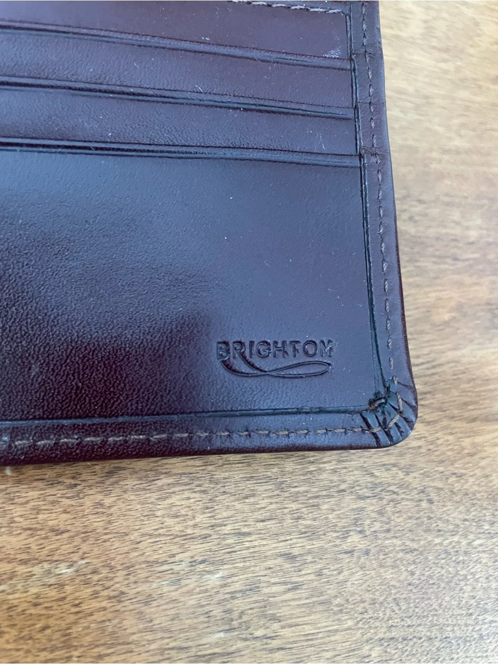 Brighton Cody Buffalo Passcode Bifold Leather Wallet- Brown